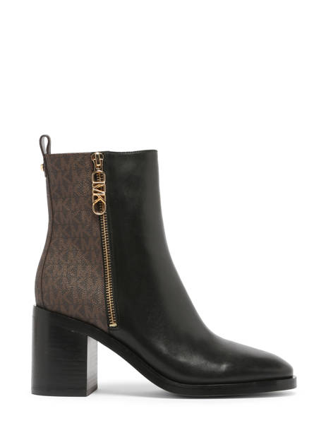 Bottines à Talon Regan En Cuir Michael kors Noir women F3RGME8L