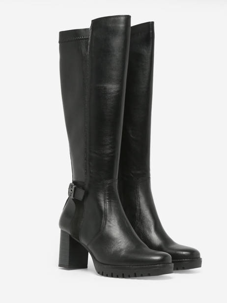 Bottes à Talon Evie En Cuir Dorking Noir theme D8955 vue secondaire 2