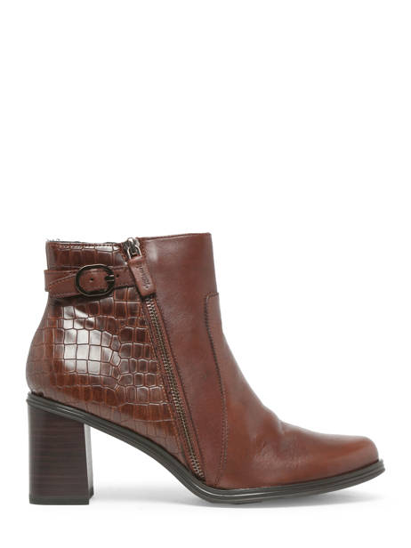 Bottines à Talon En Cuir Tamaris Marron women 41