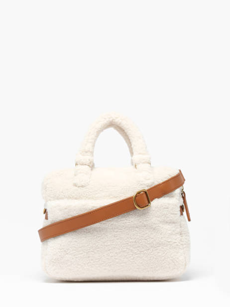 Sac Bandoulière Teddy Nat et nin Blanc teddy MINIMACT vue secondaire 4