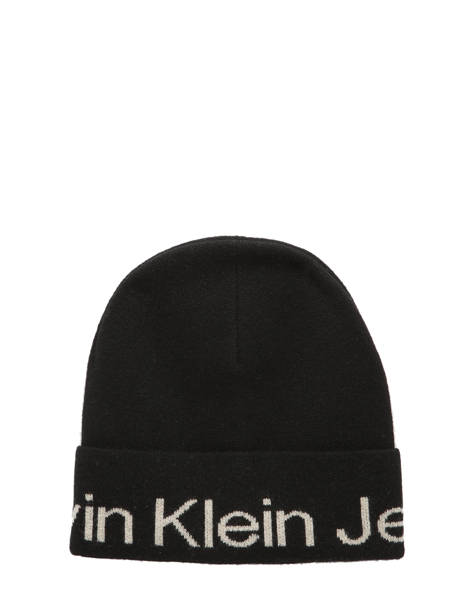 Bonnet Calvin klein jeans Noir logo K611271