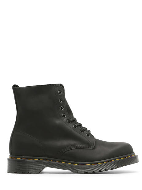 Bottines 1460 Pascal Waxed En Cuir Dr martens Noir unisex 30666001