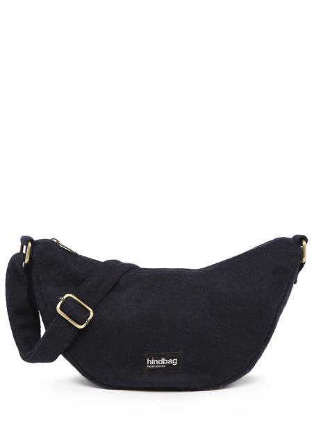 Sac Banane Wool Laine Hindbag Bleu wool W