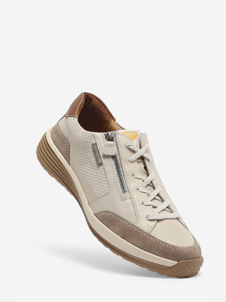 Sneakers En Cuir Mephisto Gris men P5145102 vue secondaire 1