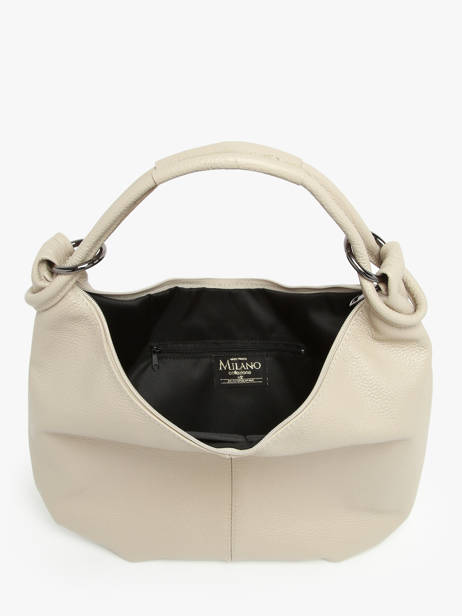 Sac Porté épaule Caviar Cuir Milano Beige caviar CA23117 vue secondaire 3