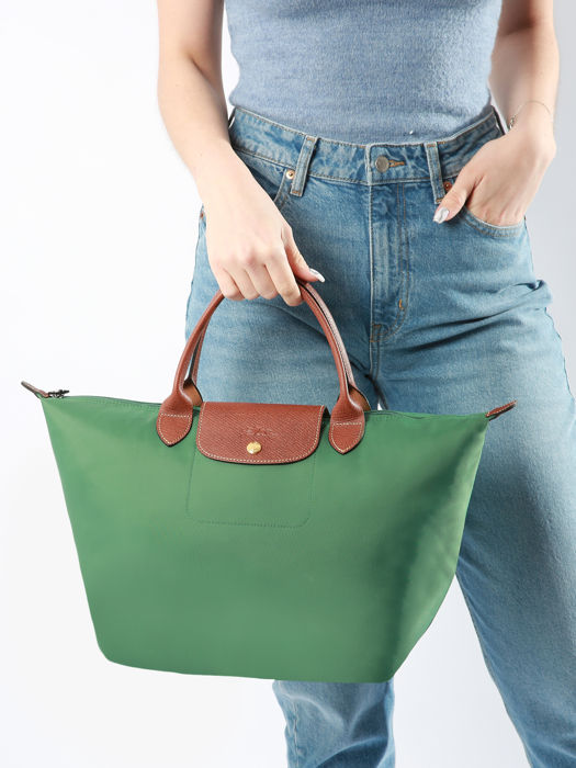 Longchamp Le pliage original Sacs porté main Vert