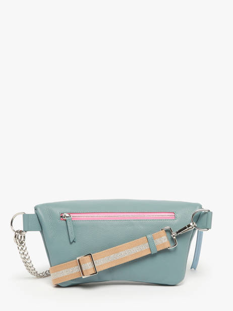 Sac Ceinture Neufmille Cuir Vernis Froissé Marie martens Bleu neufmille VGF vue secondaire 4