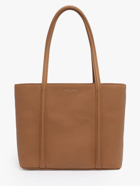 Sac Shopping Small Cabas Cuir Nathan baume Marron nathan 6 vue secondaire 4