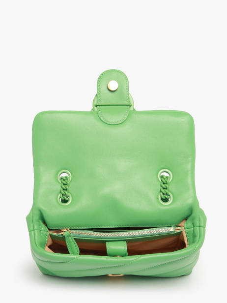 Sac Bandoulière Love Bag Puff Cuir Pinko Vert love bag puff A1JO vue secondaire 3