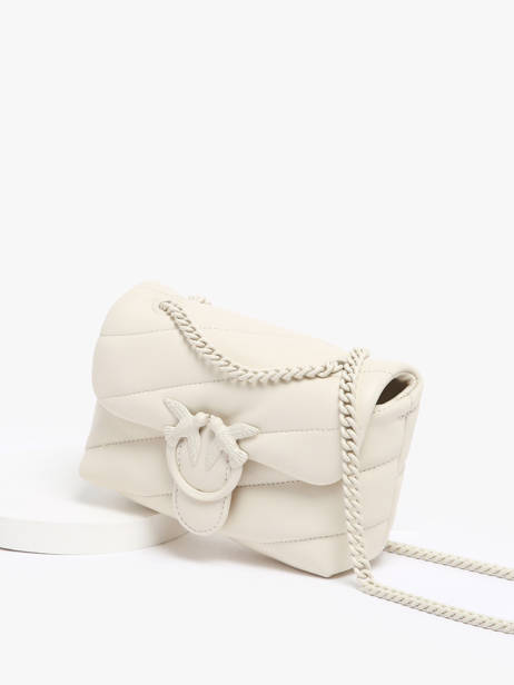 Sac Bandoulière Love Bag Puff Pinko Blanc love bag puff A1JO vue secondaire 2