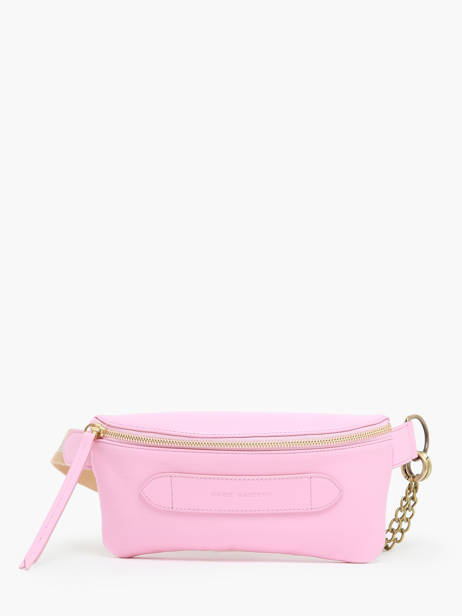 Sac Ceinture Coachella Cuir Lisse Souple Marie martens Rose coachella VLF