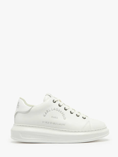 Sneakers En Cuir Karl lagerfeld Blanc women KL62539F