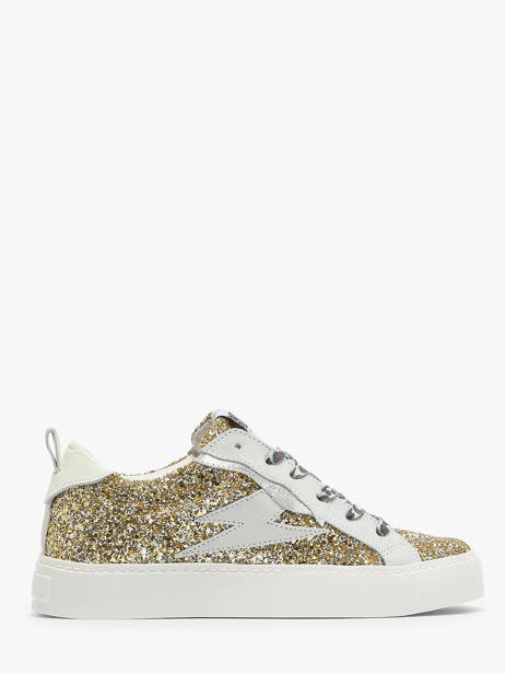 Sneakers En Cuir Semerdjian Or women VIKE9586