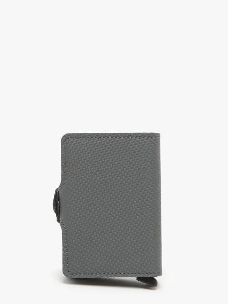 Porte-cartes Cuir Secrid Gris carbon TCA vue secondaire 3