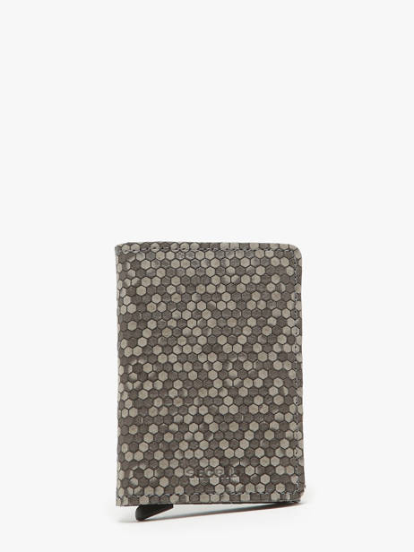 Porte-cartes Hexagon Cuir Secrid Gris hexagon SHE