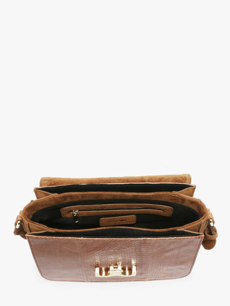 Sac Bandoulière Anna Cuir Great by sandie Beige anna SNA vue secondaire 3