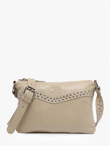 Sac Bandoulière Glam Cuir Basilic pepper Beige glam BGLA68