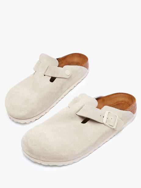 Mules En Cuir Birkenstock Blanc women 1024740 vue secondaire 1