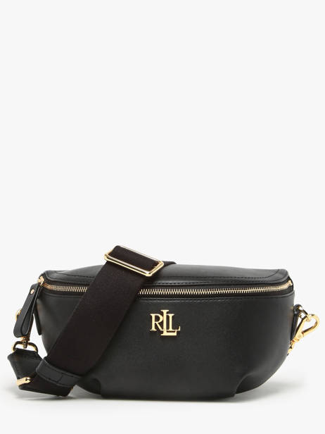 Sac Banane Marcy Cuir Lauren ralph lauren Noir dryden 31934832