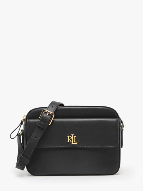 Sac Bandoulière Dryden Cuir Lauren ralph lauren Noir dryden 31926645