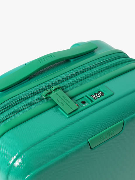 Valise Cabine 55x35x20-25cm Elite Vert pure bright E2121B vue secondaire 1