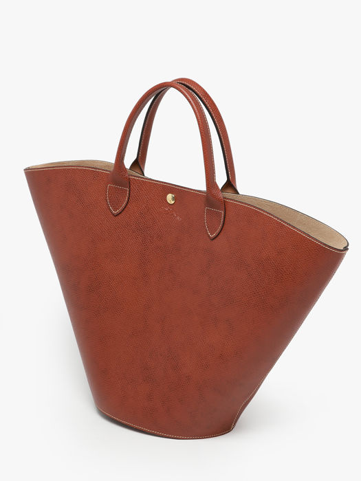 Longchamp Epure Sacs porté main Marron