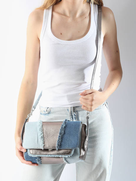 Sac Diane S Denim Acier Paul marius Bleu denim acier DIANSDEA vue secondaire 1