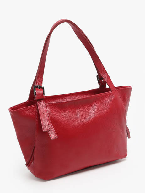 Sac Porté épaule Caviar Cuir Milano Rouge caviar CA24065 vue secondaire 2