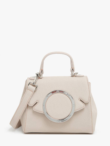 Sac Porté Main Yumi Cuir Nathan baume Beige ginkgo 4