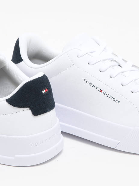 Sneakers En Cuir Tommy hilfiger Blanc men 52970LE vue secondaire 2