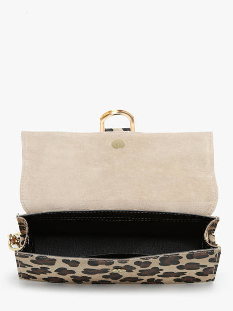 Sac Porté épaule Velvet Leopardo Cuir Milano Multicolore velvet leopardo VL24066 vue secondaire 3