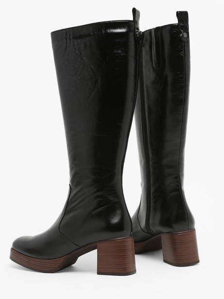 Bottes En Cuir Dorking Noir theme D9339 vue secondaire 2