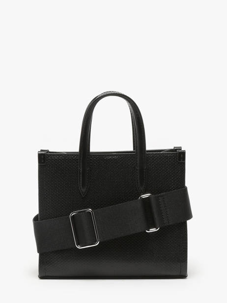 Sac Bandoulière Chantaco Cuir Lacoste Noir chantaco NF4535KL vue secondaire 4