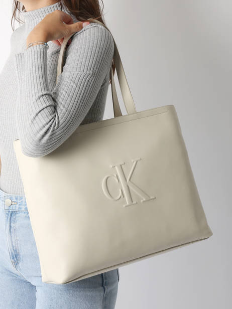 Sac Porté épaule Sculpted Calvin klein jeans Blanc sculpted K612724 vue secondaire 1