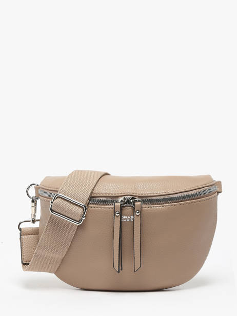 Sac Banane Miniprix Beige grained F3645