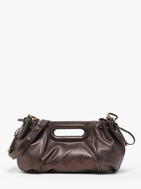 Sac Bandoulière Gun Metal Cuir Gerard darel Marron gun metal DAS08446