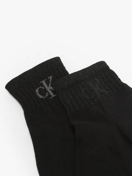 Chaussettes Calvin klein jeans Noir socks women 71230599 vue secondaire 1