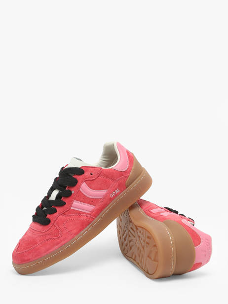 Sneakers Goal En Cuir Coolway Rouge women 7694931 vue secondaire 2