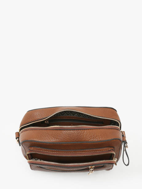 Sac Bandoulière Zip Lulu castagnette Marron zip WILLIAM vue secondaire 3