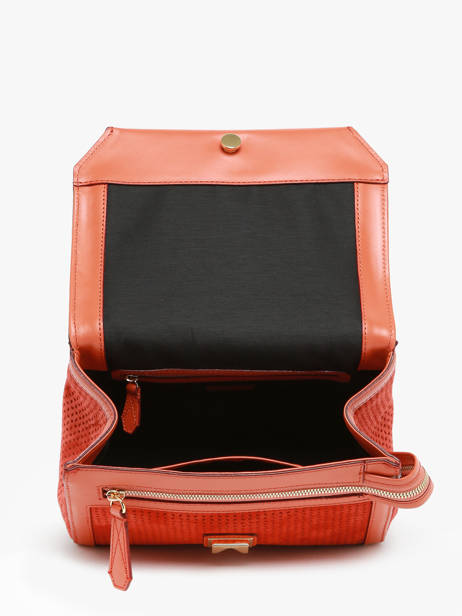 Sac Bandoulière Ninon Cuir Lancel Orange ninon A13182 vue secondaire 3