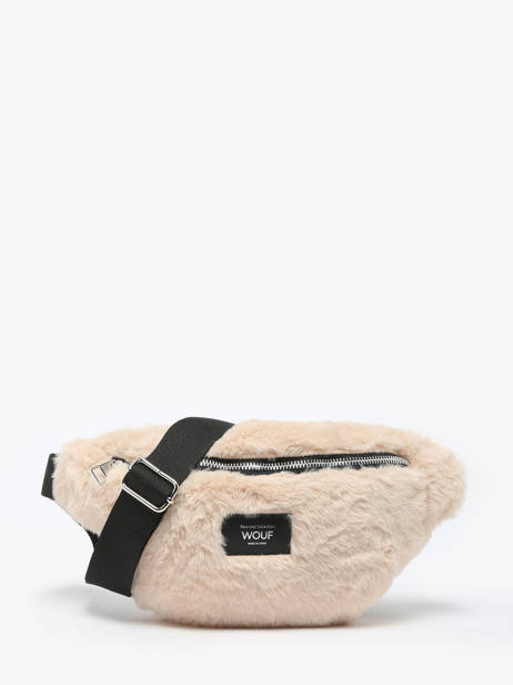 Sac Banane Wouf Beige teddy TW240036 vue secondaire 2