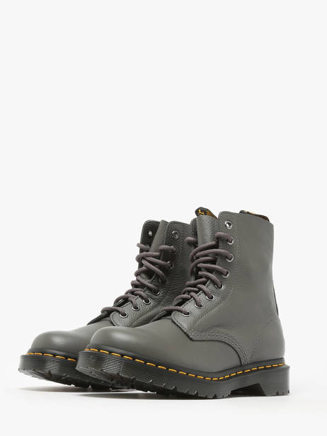 Bottines 1460 Pascal En Cuir Dr martens Gris women 31693029 vue secondaire 2