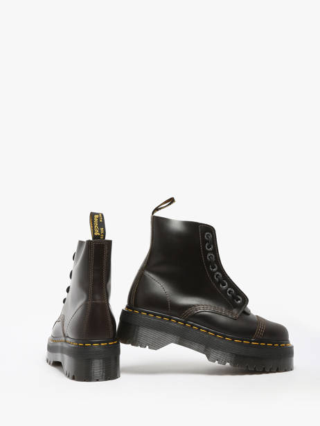 Bottines Sinclair En Cuir Dr martens Marron unisex Boots plateformes Sinclair en cuir Orleans vue secondaire 3