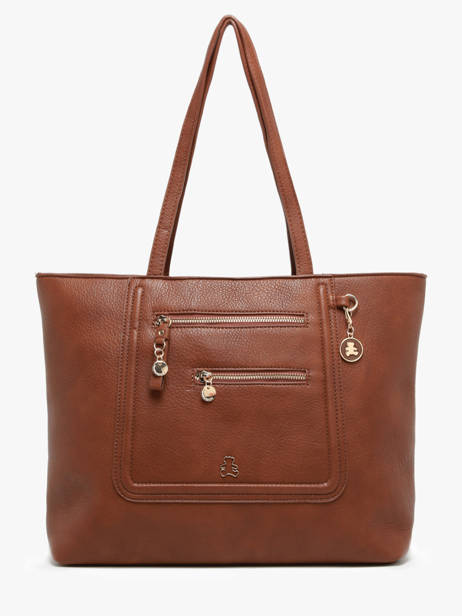 Cabas Zip Lulu castagnette Marron zip WILLIANA