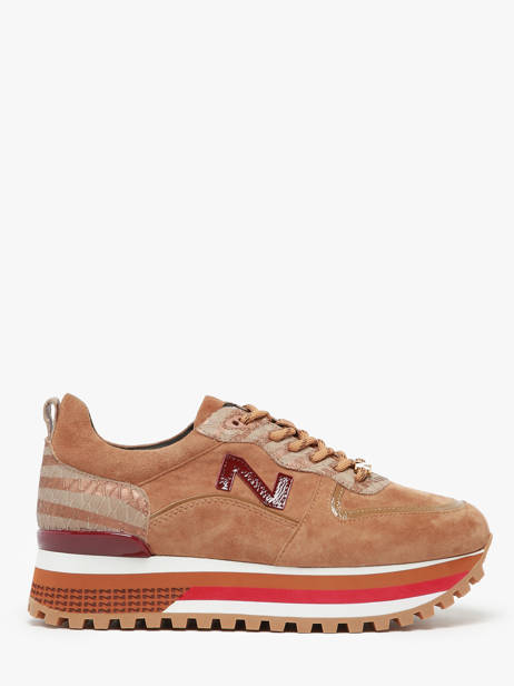 Sneakers En Cuir Nathan baume Marron women 242S2004