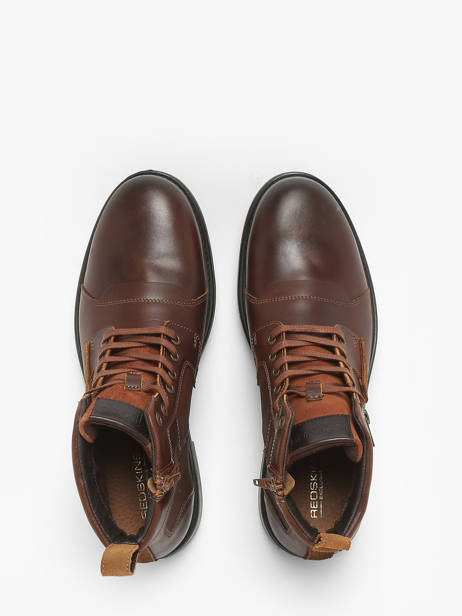 Bottines Biblic En Cuir Redskins Marron men BIBLIC vue secondaire 3