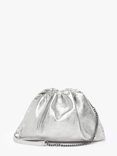 Sac Bandoulière Nine Cuir Milano Argent nine NI23112 vue secondaire 4