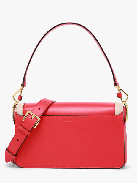 Sac Porté épaule Angele Cuir Lancel Rouge angele A13283 vue secondaire 4