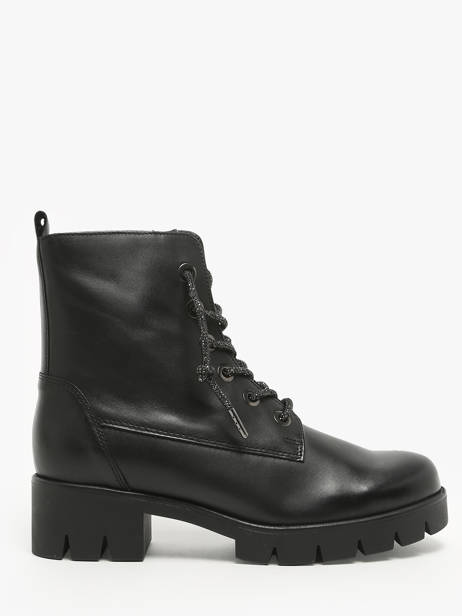 Bottines En Cuir Gabor Noir women 37