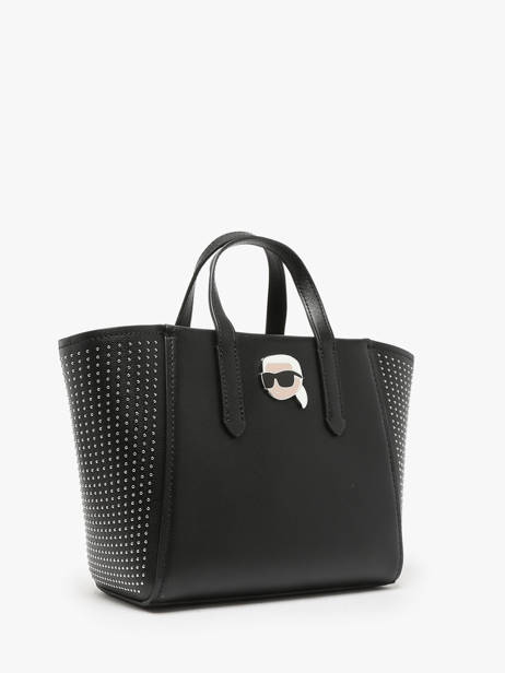 Sac Porté Main K Ikonic 2.0 Cuir Karl lagerfeld Noir k ikonic 2.0 246W3030 vue secondaire 2